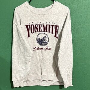 Hollister Gray Yosemite Print Sweater